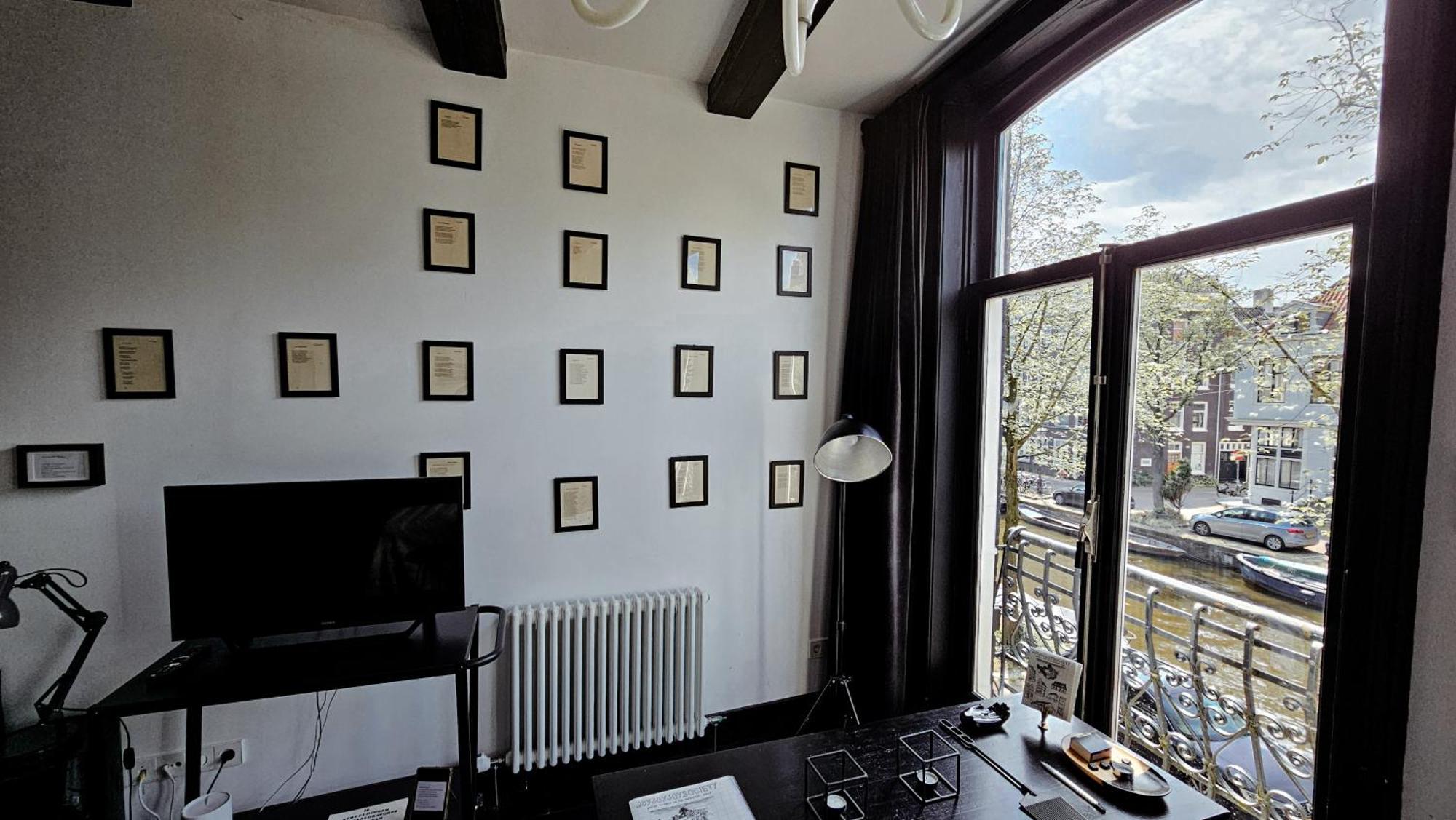 The Black Beauty Private Studio With Canal View From 1799 Άμστερνταμ Εξωτερικό φωτογραφία